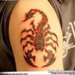 Фото черно красной тату 15.06.2019 №213 - black red tattoos photo - tatufoto.com