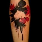 Фото черно красной тату 15.06.2019 №216 - black red tattoos photo - tatufoto.com