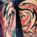 Фото черно красной тату 15.06.2019 №218 - black red tattoos photo - tatufoto.com