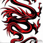 Фото черно красной тату 15.06.2019 №227 - black red tattoos photo - tatufoto.com