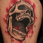 Фото черно красной тату 15.06.2019 №230 - black red tattoos photo - tatufoto.com