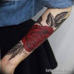 Фото черно красной тату 15.06.2019 №234 - black red tattoos photo - tatufoto.com