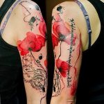 Фото черно красной тату 15.06.2019 №237 - black red tattoos photo - tatufoto.com