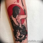 Фото черно красной тату 15.06.2019 №241 - black red tattoos photo - tatufoto.com
