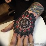 Фото черно красной тату 15.06.2019 №265 - black red tattoos photo - tatufoto.com