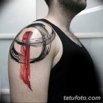 Фото черно красной тату 15.06.2019 №277 - black red tattoos photo - tatufoto.com