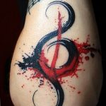 Фото черно красной тату 15.06.2019 №279 - black red tattoos photo - tatufoto.com