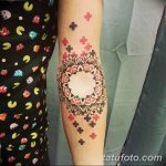Фото черно красной тату 15.06.2019 №282 - black red tattoos photo - tatufoto.com