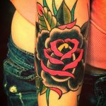 Фото черно красной тату 15.06.2019 №297 - black red tattoos photo - tatufoto.com