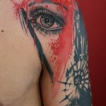 Фото черно красной тату 15.06.2019 №298 - black red tattoos photo - tatufoto.com