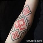 Фото черно красной тату 15.06.2019 №302 - black red tattoos photo - tatufoto.com