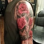 Фото черно красной тату 15.06.2019 №340 - black red tattoos photo - tatufoto.com