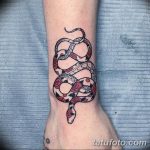 Фото черно красной тату 15.06.2019 №352 - black red tattoos photo - tatufoto.com