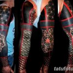 Фото черно красной тату 15.06.2019 №357 - black red tattoos photo - tatufoto.com