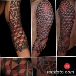 Фото черно красной тату 15.06.2019 №358 - black red tattoos photo - tatufoto.com