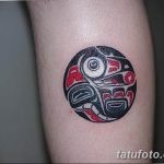 Фото черно красной тату 15.06.2019 №362 - black red tattoos photo - tatufoto.com