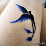 Фото маленькая тату феникс 18.07.2019 №005 - little phoenix tattoo - tatufoto.com