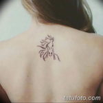 Фото маленькое тату лошадь 24.07.2019 №011 - small horse tattoo - tatufoto.com
