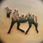 Фото маленькое тату лошадь 24.07.2019 №029 - small horse tattoo - tatufoto.com