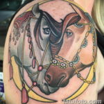 Фото пример тату с лошадью 24.07.2019 №030 - horse tattoo - tatufoto.com