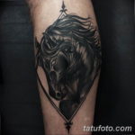 Фото пример тату с лошадью 24.07.2019 №033 - horse tattoo - tatufoto.com