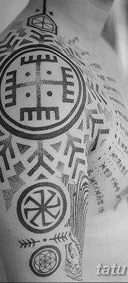 Фото славянский орнамент тату 10.07.2019 №021 — Slavic tattoo ornament — tatufoto.com