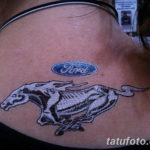 Фото тату белая лошадь 24.07.2019 №011 - white horse tattoo - tatufoto.com