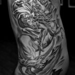 Фото тату белая лошадь 24.07.2019 №012 - white horse tattoo - tatufoto.com