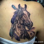 Фото тату голова лошади 24.07.2019 №014 - horse head tattoo - tatufoto.com