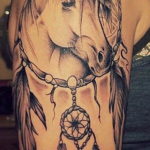 Фото тату лошадь для девушек 24.07.2019 №002 - horse tattoo for girls - tatufoto.com