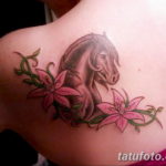 Фото тату лошадь для девушек 24.07.2019 №016 - horse tattoo for girls - tatufoto.com