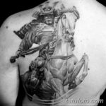 Фото тату лошадь для мужчин 24.07.2019 №022 - horse tattoo for men - tatufoto.com