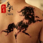 Фото тату лошадь для мужчин 24.07.2019 №025 - horse tattoo for men - tatufoto.com