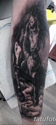 Фото тату лошадь для мужчин 24.07.2019 №027 — horse tattoo for men — tatufoto.com