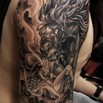 Фото тату лошадь для мужчин 24.07.2019 №041 - horse tattoo for men - tatufoto.com
