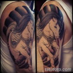 Фото тату лошадь для мужчин 24.07.2019 №042 - horse tattoo for men - tatufoto.com