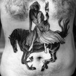 Фото тату лошадь для мужчин 24.07.2019 №051 - horse tattoo for men - tatufoto.com