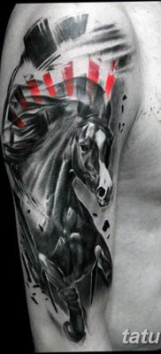 Фото тату лошадь для мужчин 24.07.2019 №056 — horse tattoo for men — tatufoto.com