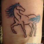 Фото тату лошадь на запястье 24.07.2019 №020 - horse tattoo on wrist - tatufoto.com