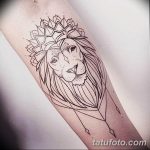 Фото тату орнамент лев 10.07.2019 №006 - tattoo ornament lion - tatufoto.com