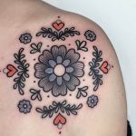 Фото тату растительный орнамент 10.07.2019 №012 - tattoo floral ornament - tatufoto.com