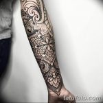 Фото тату рукав орнамент 10.07.2019 №010 - tattoo sleeve ornament - tatufoto.com