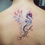 Фото тату феникс для девушек 18.07.2019 №002 - tattoo phoenix for girls - tatufoto.com