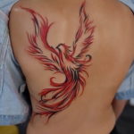 Фото тату феникс для девушек 18.07.2019 №013 - tattoo phoenix for girls - tatufoto.com