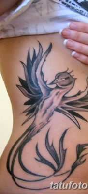 Фото тату феникс для девушек 18.07.2019 №014 — tattoo phoenix for girls — tatufoto.com