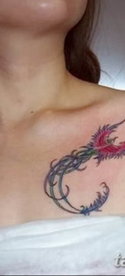 Фото тату феникс для девушек 18.07.2019 №018 — tattoo phoenix for girls — tatufoto.com