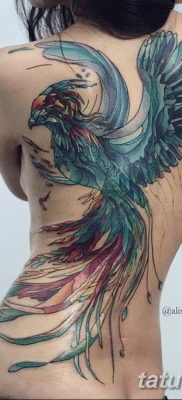 Фото тату феникс для девушек 18.07.2019 №031 — tattoo phoenix for girls — tatufoto.com