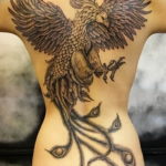 Фото тату феникс для девушек 18.07.2019 №045 - tattoo phoenix for girls - tatufoto.com