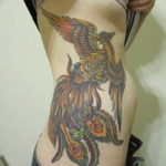 Фото тату феникс для девушек 18.07.2019 №049 - tattoo phoenix for girls - tatufoto.com