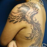 Фото тату феникс для девушек 18.07.2019 №053 - tattoo phoenix for girls - tatufoto.com